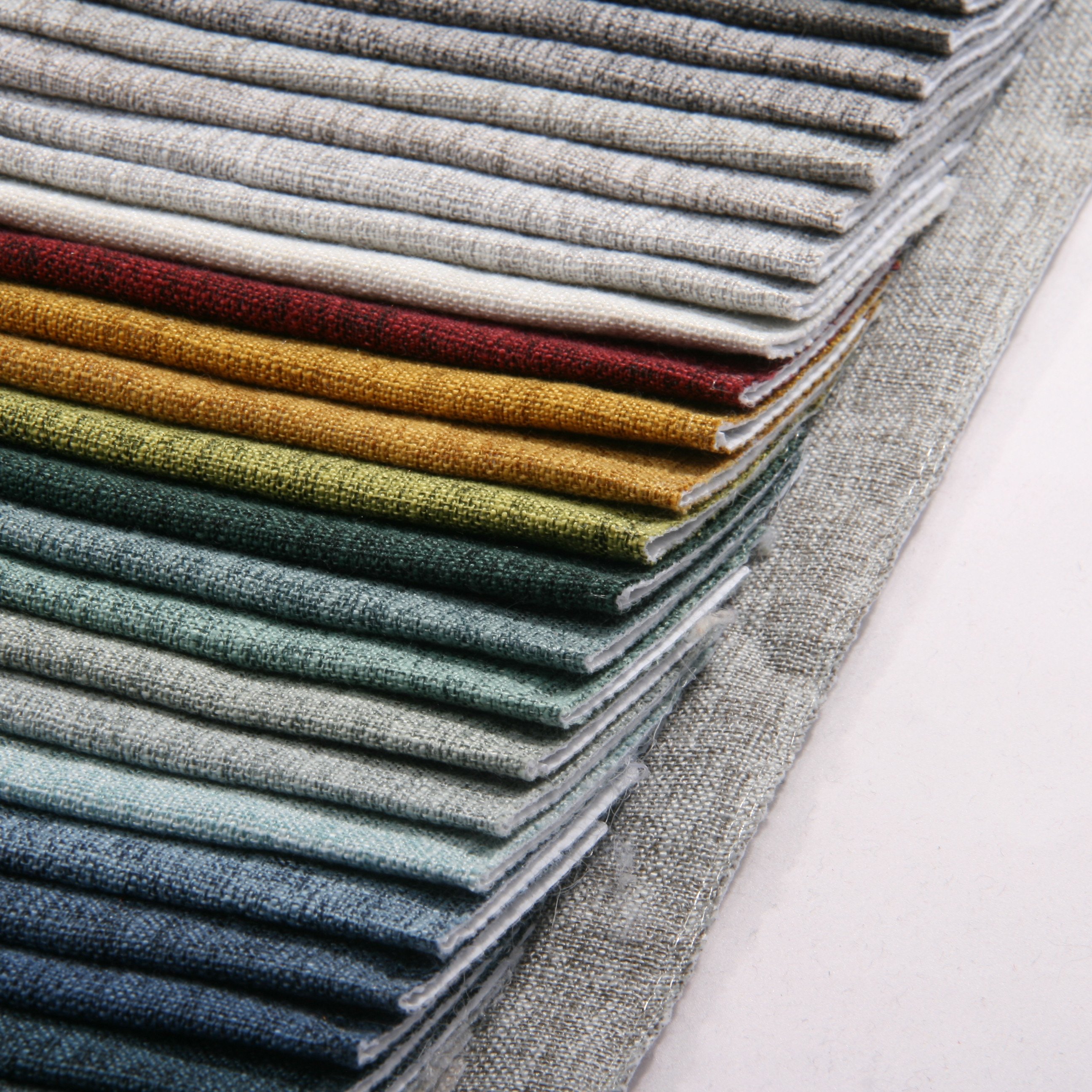 fashion design 100% polyester linen look fabric for sofa cover upholstery fabric