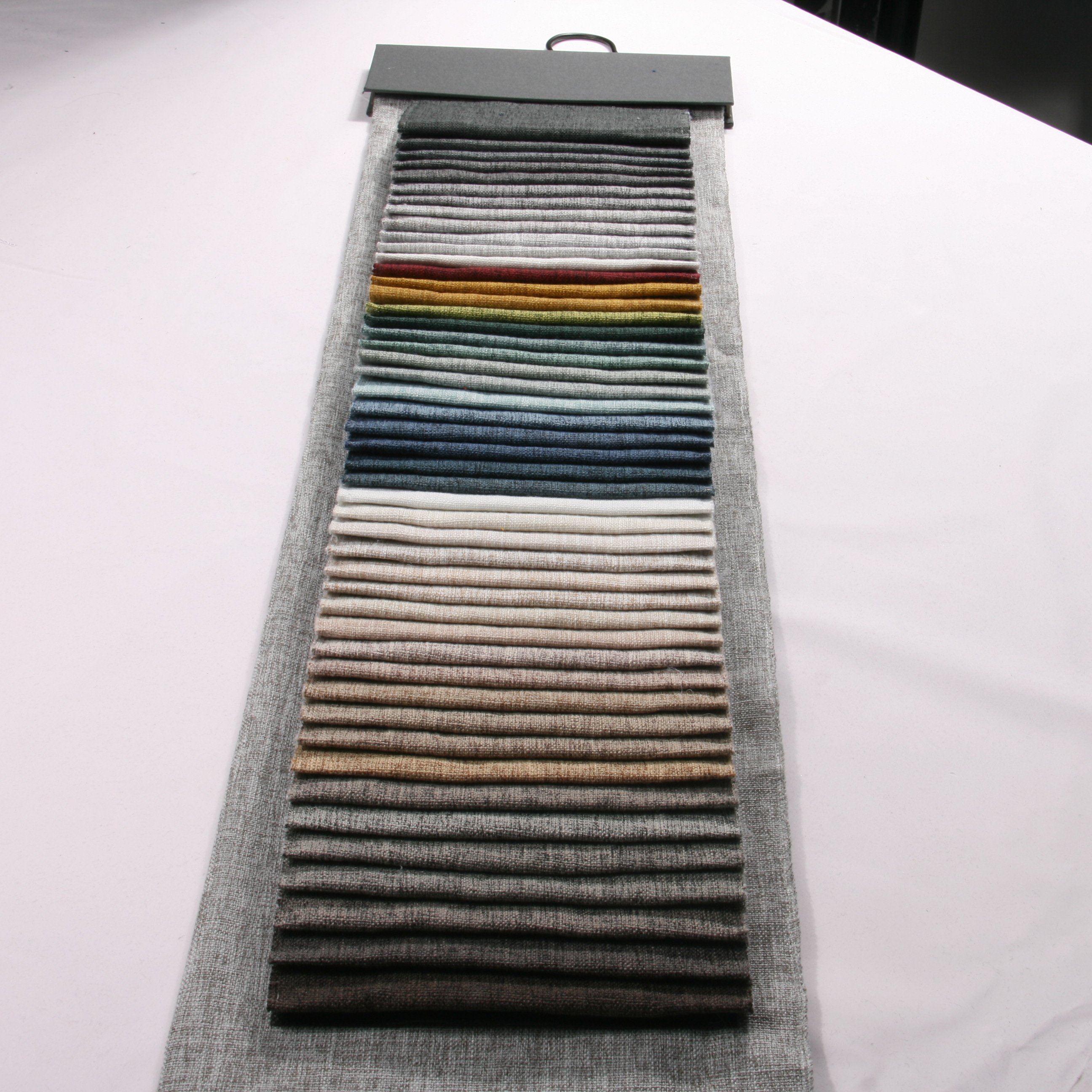fashion design 100% polyester linen look fabric for sofa cover upholstery fabric