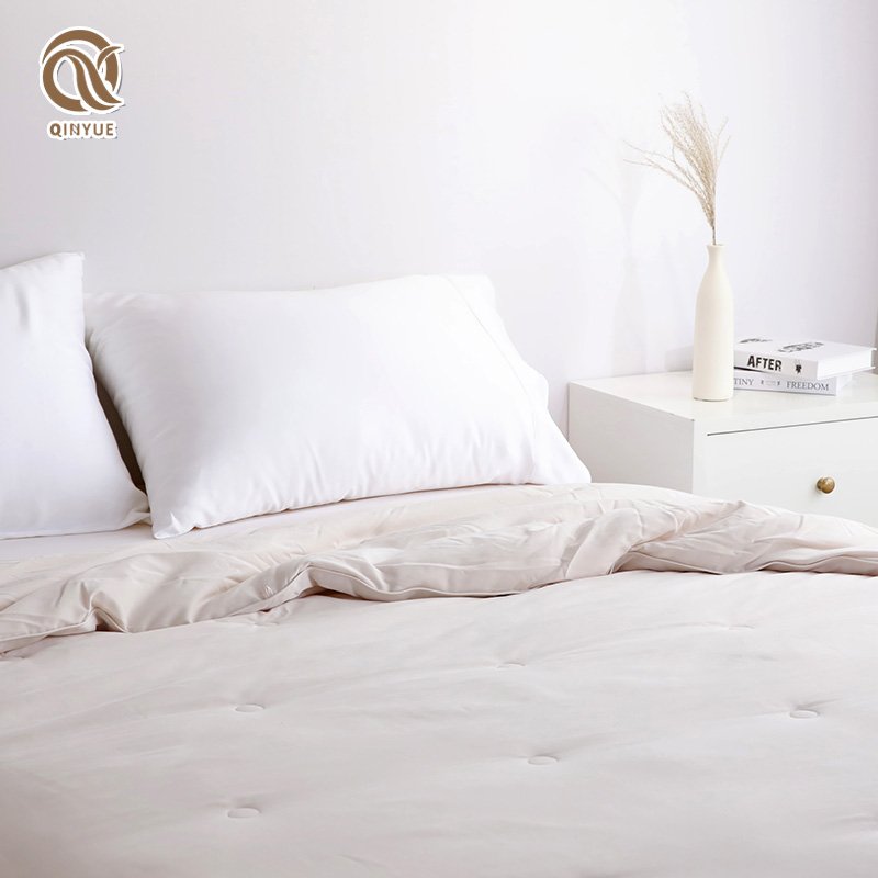 Home Wholesale Luxury High-Quality Soft Fluffy Lightweight Reversible Quilted Duvet Anti-Insect Organic Duvets Bamboo
