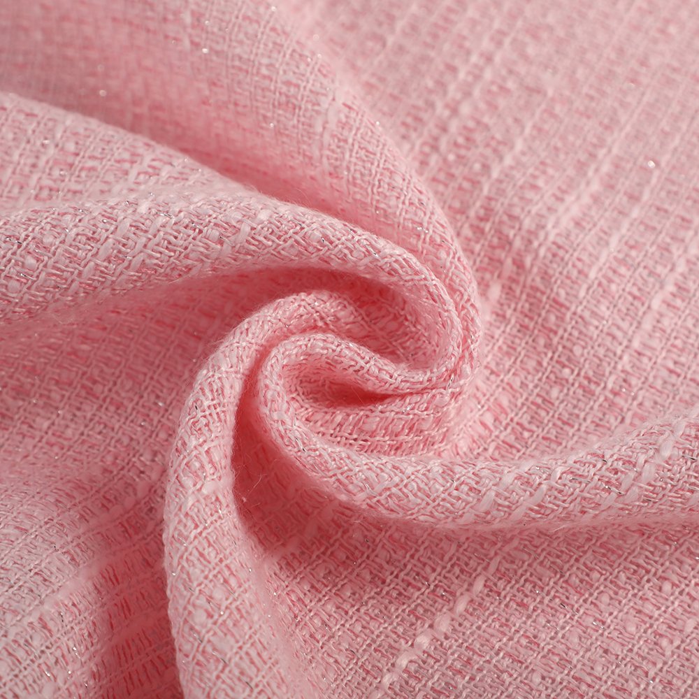 Factory Wholesale Custom Cheap Price Soft and comfortable overcoat Fabric With Plaid pattern 100%POLY for Women's Clothing