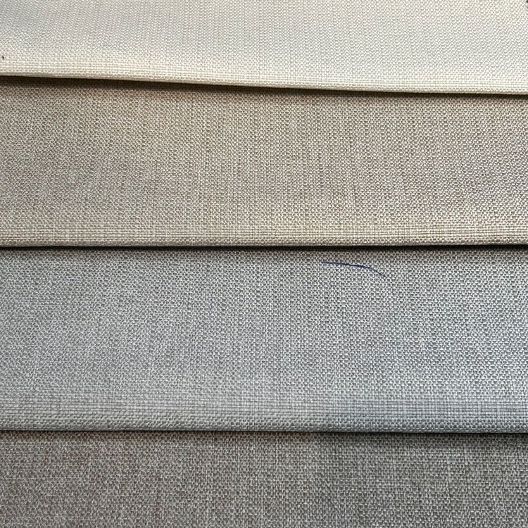 Home Deco Linen Fabric Upholstery polyester linen look Brushed faux linen