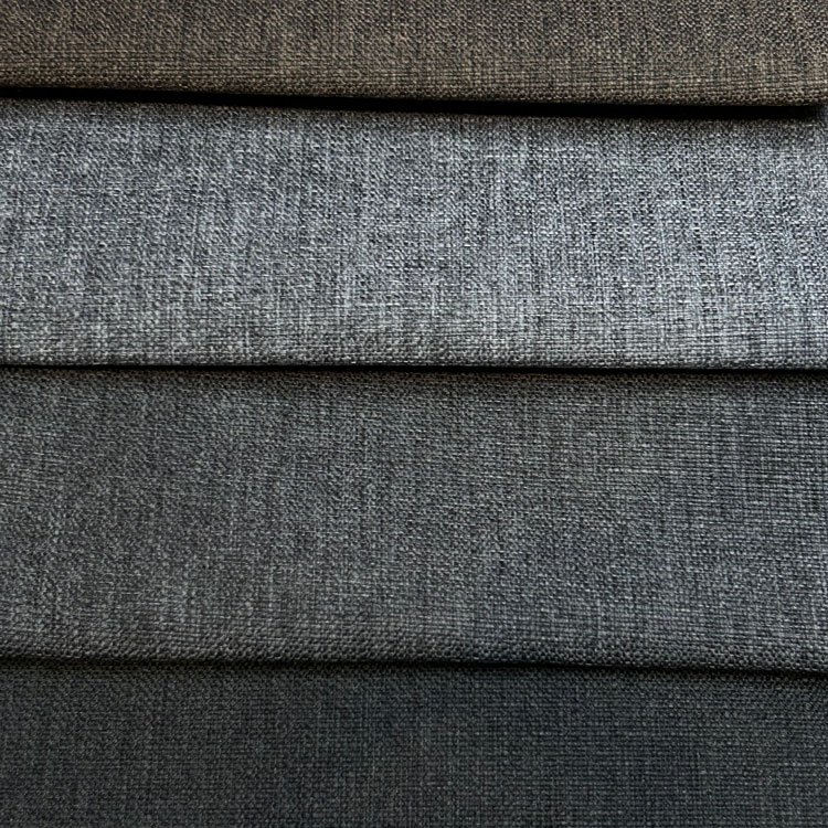 Home Deco Linen Fabric Upholstery polyester linen look Brushed faux linen