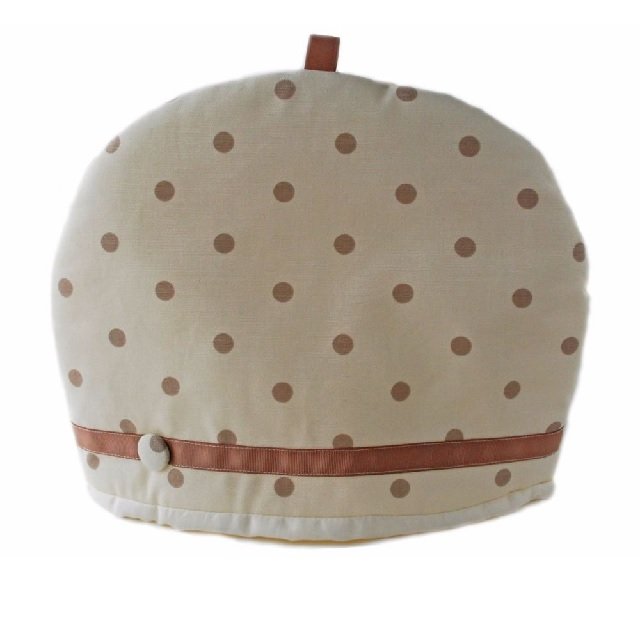 Home Textile Custom Printed 100% Cotton Round Decoration New Design Fabric Tea Cozy Teapot Cover Stylish Tea Accessory Sustained