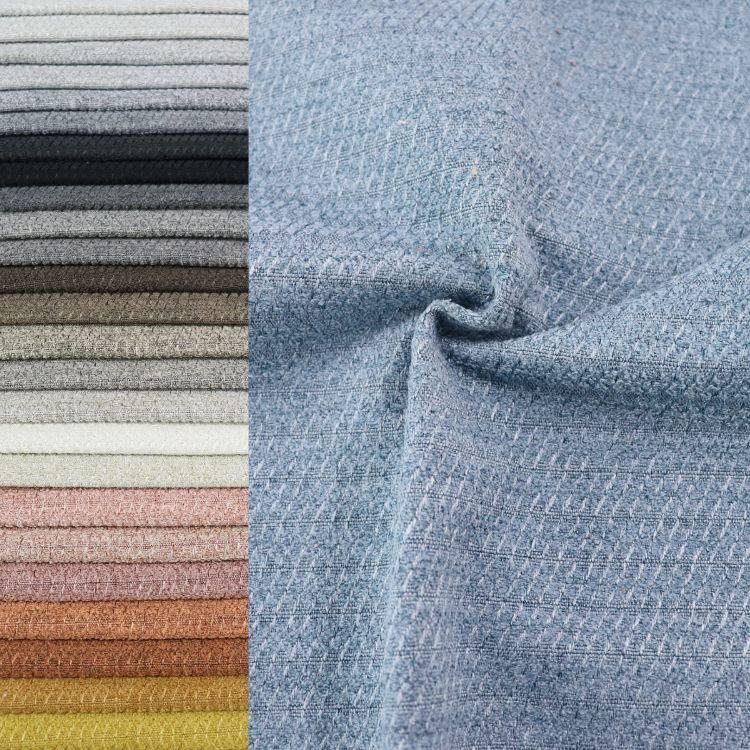 High quality plain china sofas upholstery fabric for sofa woven