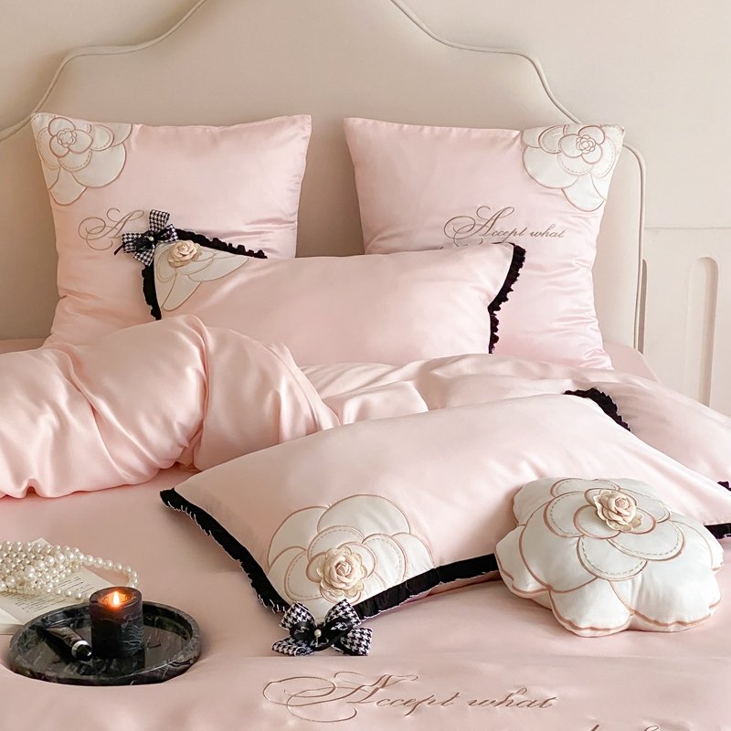 Oasis 100% bamboo viscose sheet set solid dyed 300 TC Bamboo bed sheet