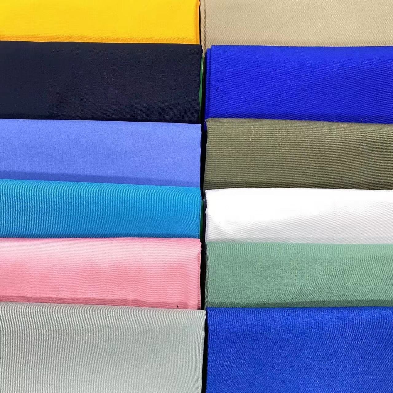 free sample in-stock 130gsm 150gsm 170gsm 135gsm yarn dyed fabric plain twill for school suits workwear