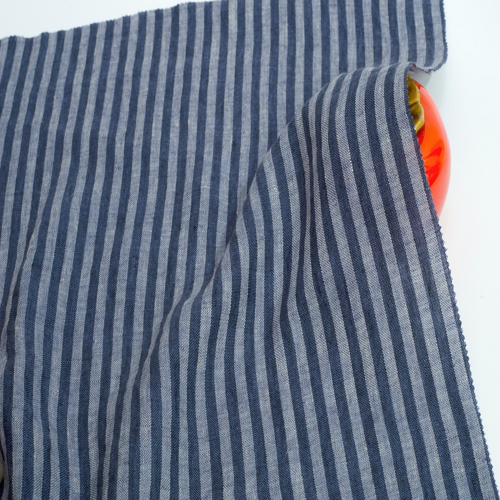 #8597 Wholesale Striped Yarn Dyed French Linen Stripe Hot Selling Original 100% Linen Fabric Good Quality Woven Fabric For Shirt