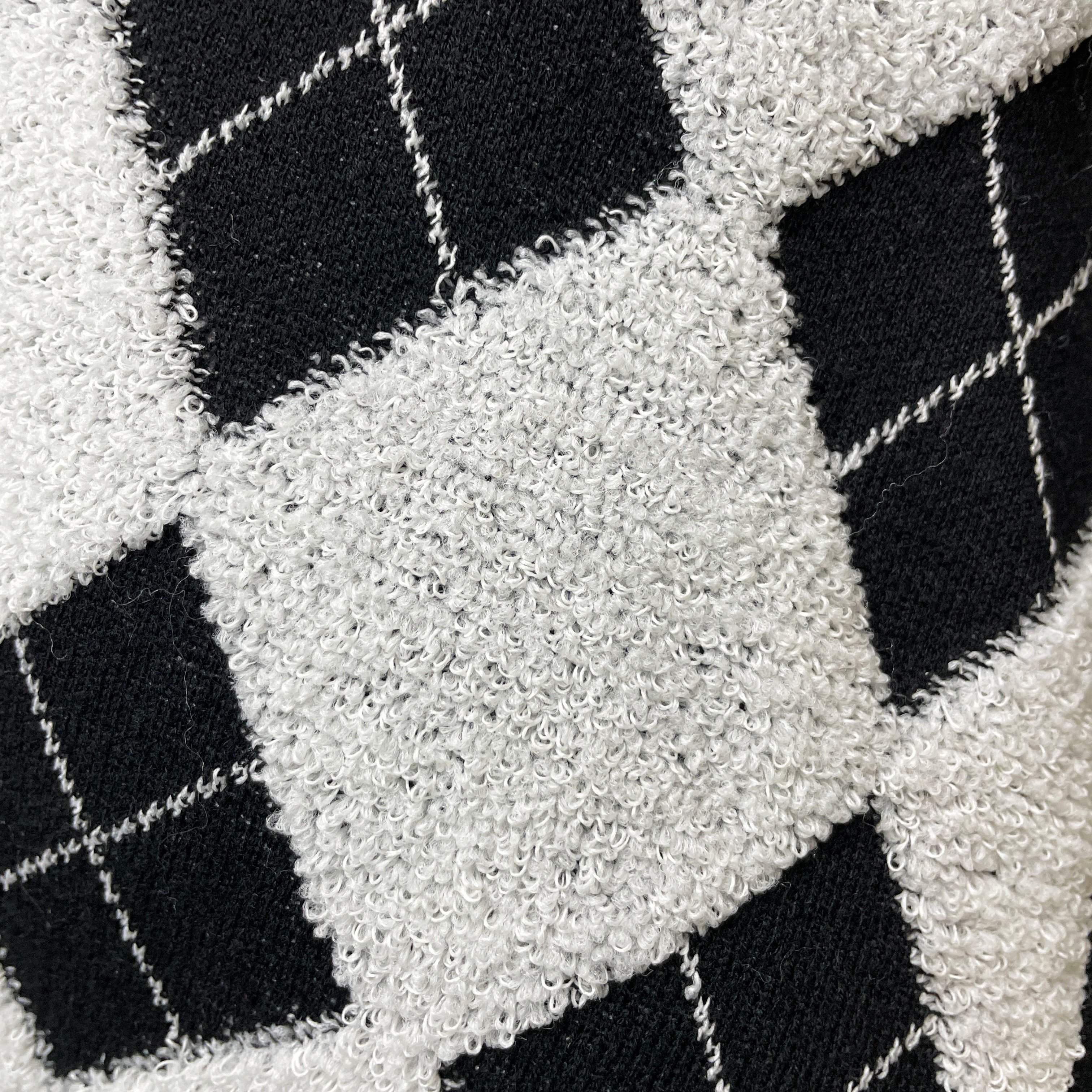 Purple Black Rhombus Pattern Photochromic Sweater Casual Slim Sexy Loose Summer Knitted Bamboo Fiber Polyester Spandex Leads