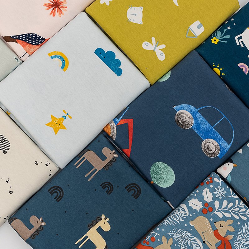 100% Polyester Cloth Diaper Fabric Print 100% waterproof PUL & TPU Waterproof Knitted for baby diaper sanitary pad