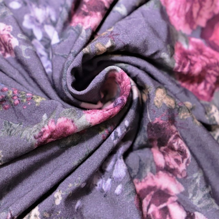 Customized Digital Printing 95% Bamboo Carbon Fiber 5% Spandex Fabric