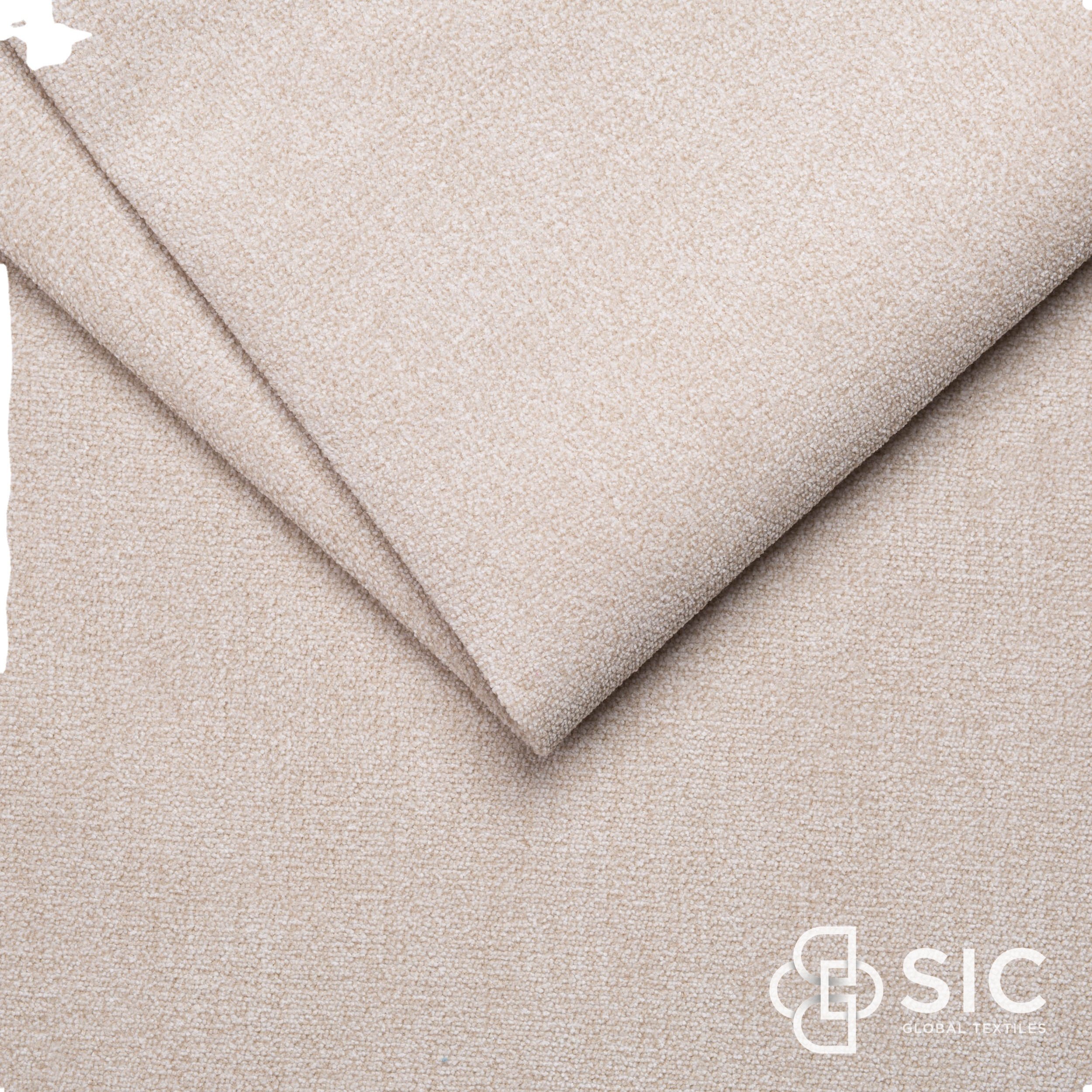 324GSM Sofa Fabric Textile Raw Material Two Tone Woven Soft Touch Polyester Structure Fabric