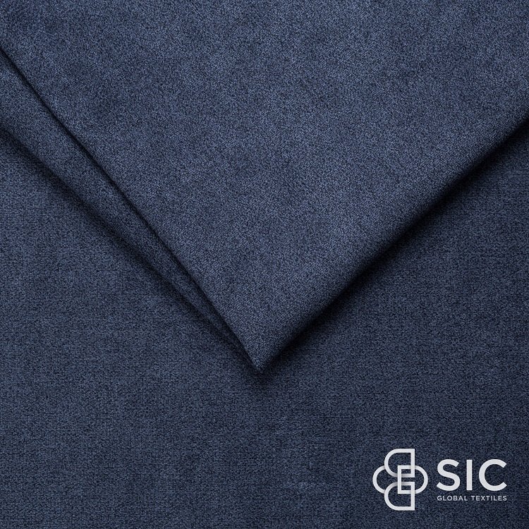 324GSM Sofa Fabric Textile Raw Material Two Tone Woven Soft Touch Polyester Structure Fabric