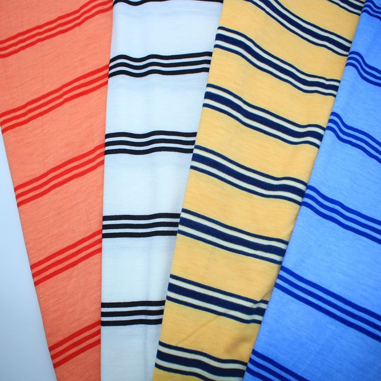 Factory Wholesale Custom Polyester Breathable 200gsm Printed Knitted Single Jersey Fabrics