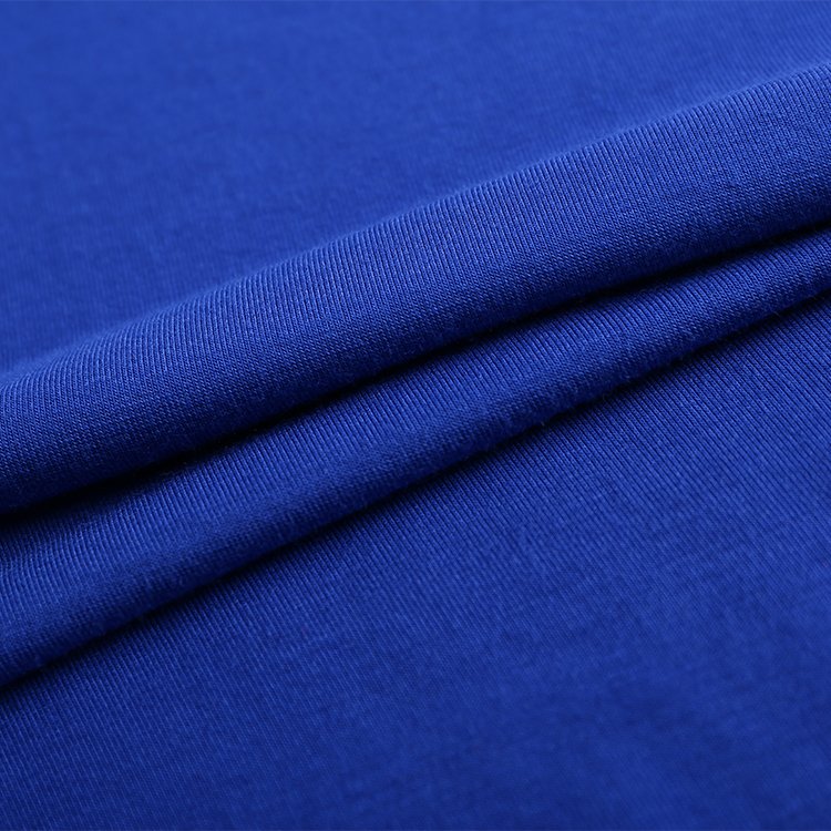 Best price blue 95 bamboo 5 spandex bamboo jersey fabric for t-shirt