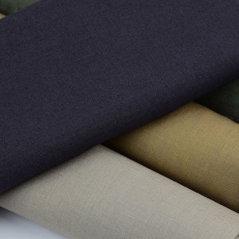 Linen Fabric Wholesale plain polyester cotton linen fabric for clothing