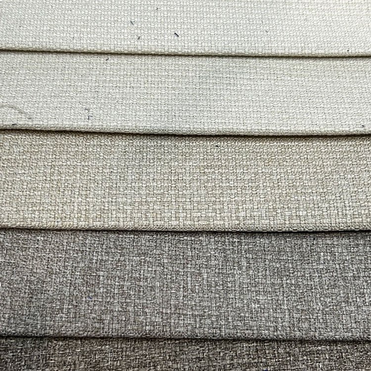 Home Textile 100% curtains linen curtains 100% linen look fabric linen curtains for the living room