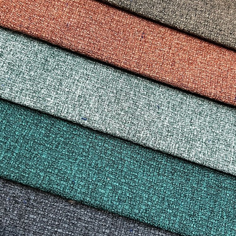 Home Textile 100% curtains linen curtains 100% linen look fabric linen curtains for the living room