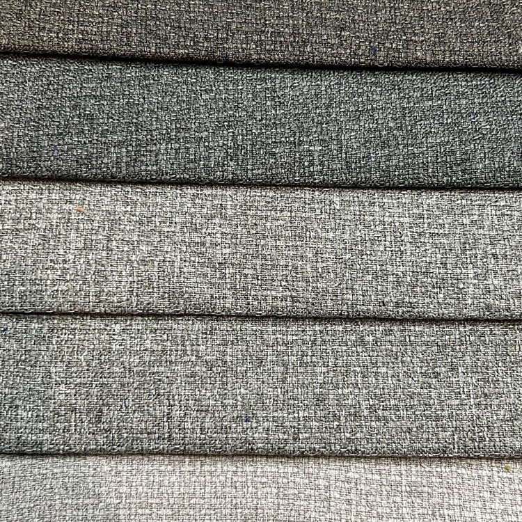 Home Textile 100% curtains linen curtains 100% linen look fabric linen curtains for the living room