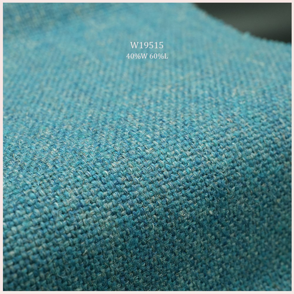 Gorgeous Warm Woven Merino Wool Fabric 60% Linen 40%W Blend Wool Upholstery Textiles Fabric For Sofa Couch Panel