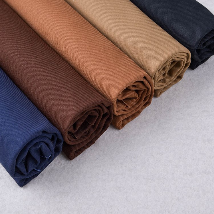 100 polyester twill fabric workwear fabric school uniform materials