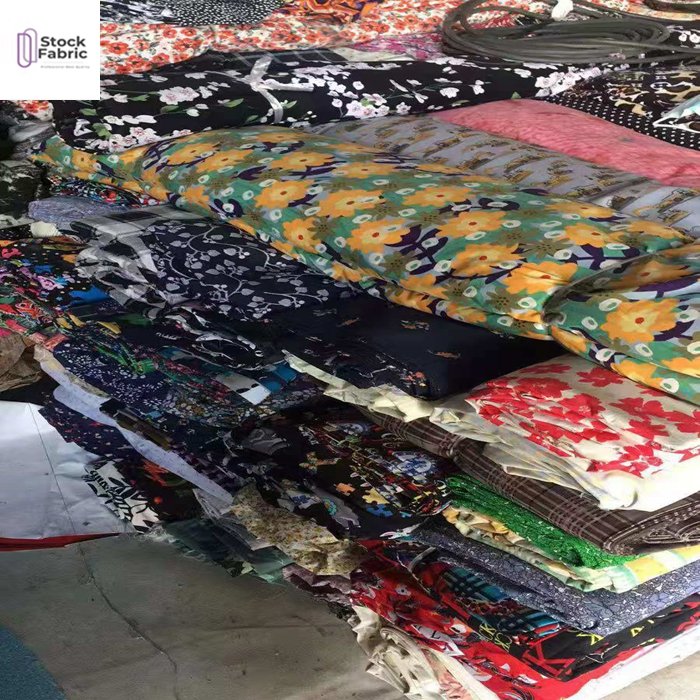 Hot selling 100% cotton cut pieces print fabric stock fabric in China