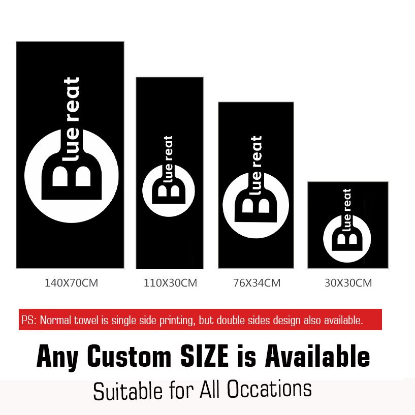 No MOQ High Water Absorbent Soft Sublimation Sports Towels Cotton Microfibre Sand Free Logo Print Advertising Custom Beach Towel