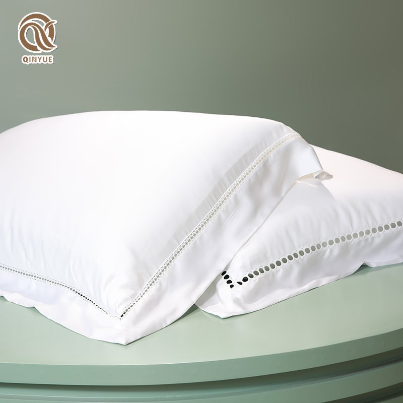 OEKO- Tex Standard 100 Side Open Envelope solid color printed design 100% Bamboo pillow sham cover pillowcase