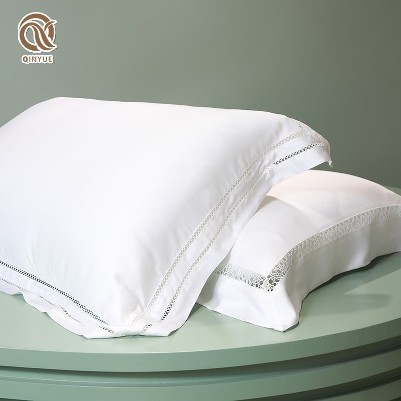 OEKO- Tex Standard 100 Side Open Envelope solid color printed design 100% Bamboo pillow sham cover pillowcase