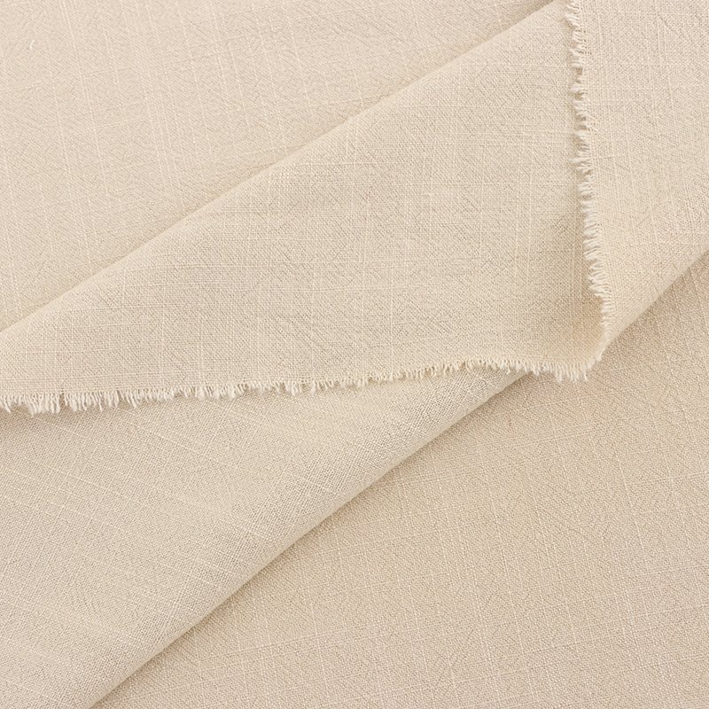 Wholesale Plain 30% Linen 70% Rayon Fabric Mothproof Eco-friendly Stone Washed Rayon Linen Blend Fabric