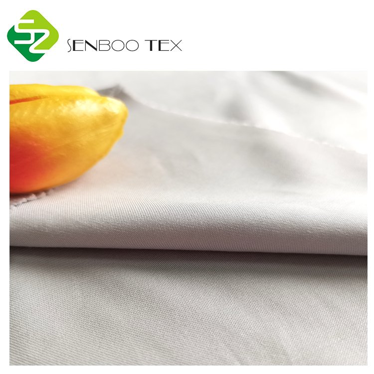 100% Bamboo Sateen Satin Fabric Super Luxury Eco-Friendly Home Textile Bed Sheet with Dyed Pattern Comfortable Woven Home Use