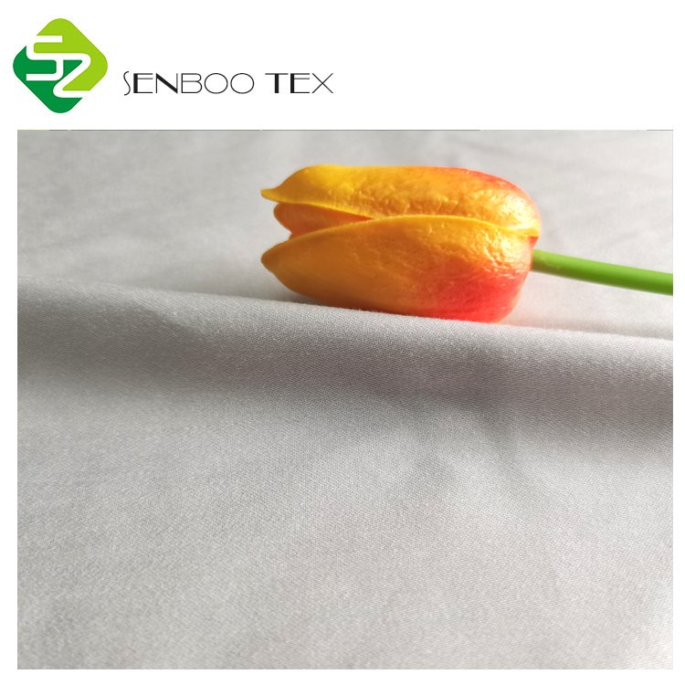 100% Bamboo Sateen Satin Fabric Super Luxury Eco-Friendly Home Textile Bed Sheet with Dyed Pattern Comfortable Woven Home Use