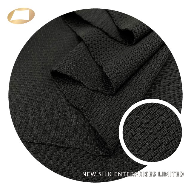 Taiwan quality 100% bamboo charcoal anti odor pique bird eye fabric