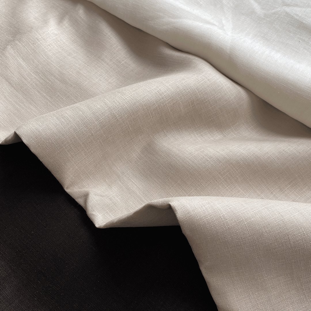 Wholesale fashion dyed breathable pure flax 100% linen fabric for garment curtain