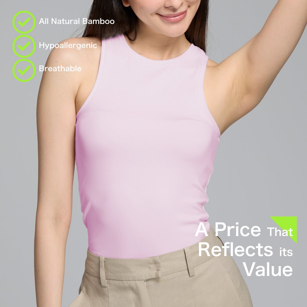2024 Women's Eco-friendly Sustainable Bamboo Cotton Tank Top 240gsm Breathable Short O-Neck Customizable Fashionable Choice