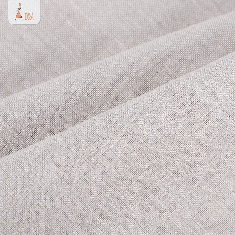 Wholesale textile stone washed 100% linen fabric for T-shirt
