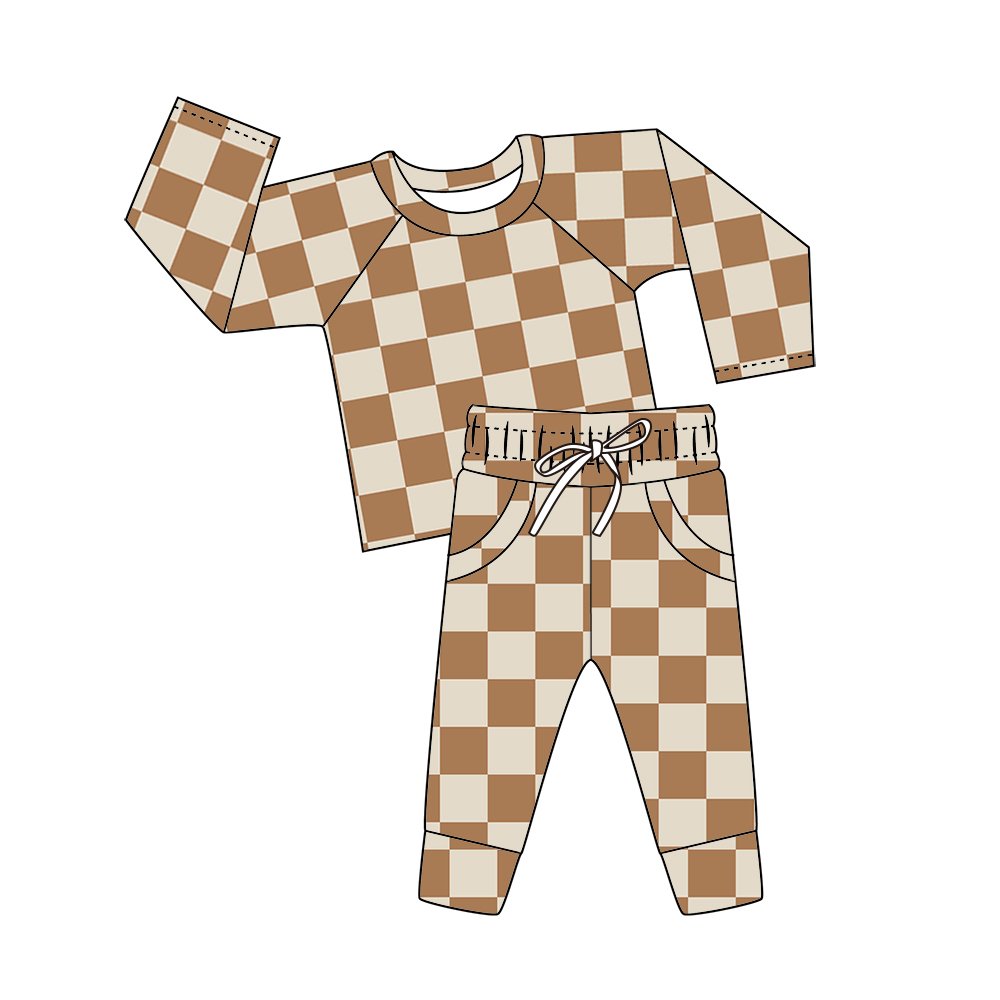 Custom Baby Sweatshirts Terry Bamboo Baby Jogger Set Baby Clothing Sets Bamboo Long Sleeved