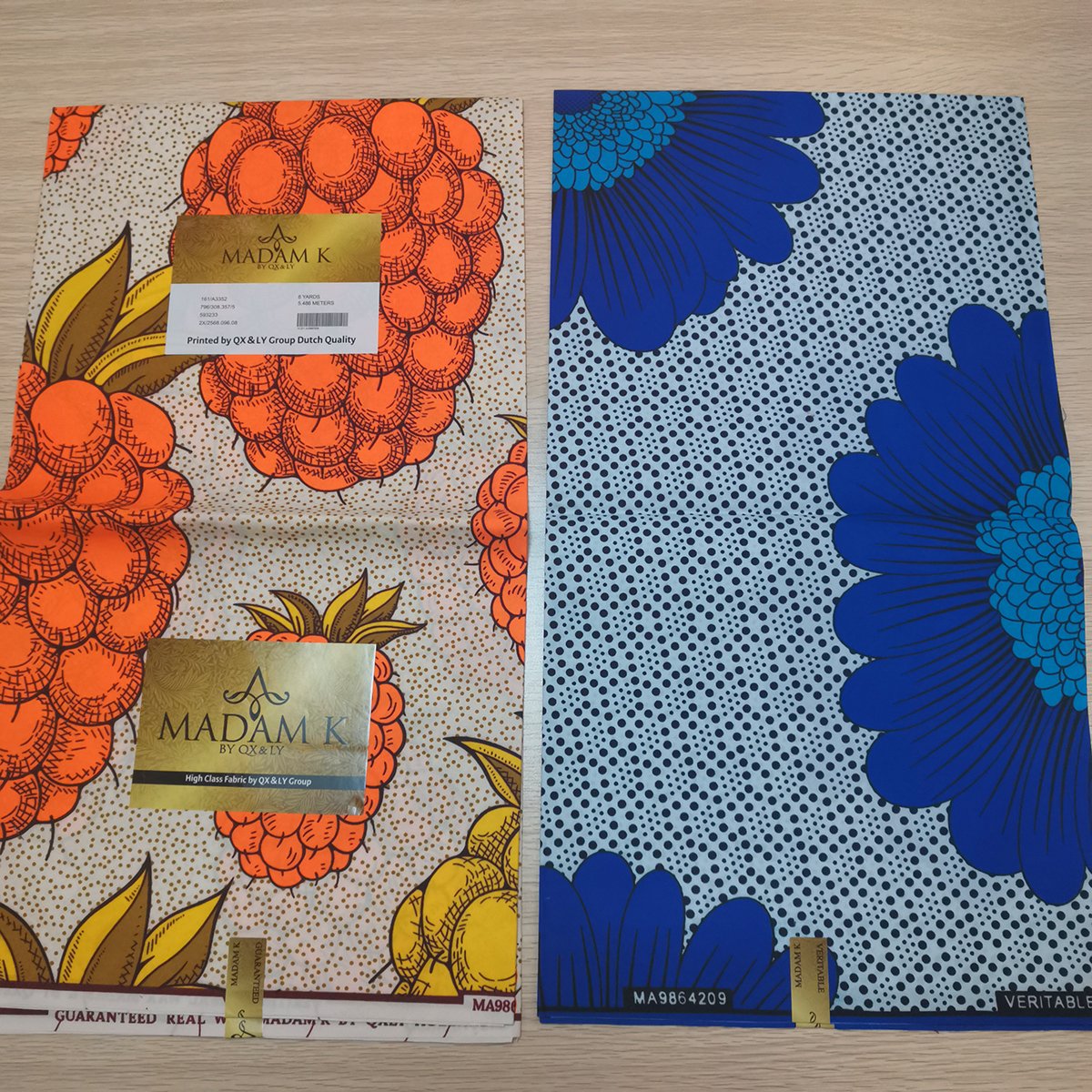 100% Polyester wax print fabric