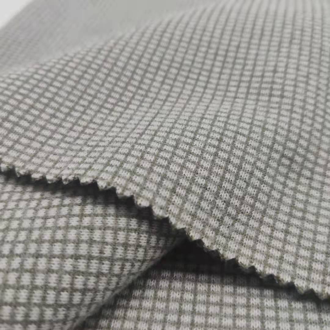 Custom 100% polyester twill tweed fabric for overcoat coat suit jacket garment