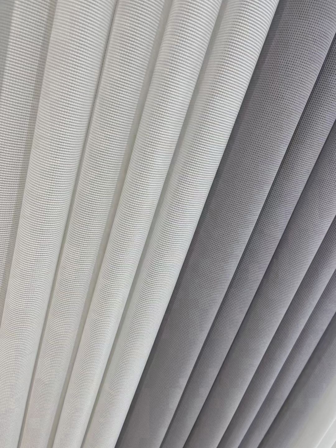 Factory Supply Luxury Linen Look Sheer Fabric Curtain for Living Room Windows Wholesale Available