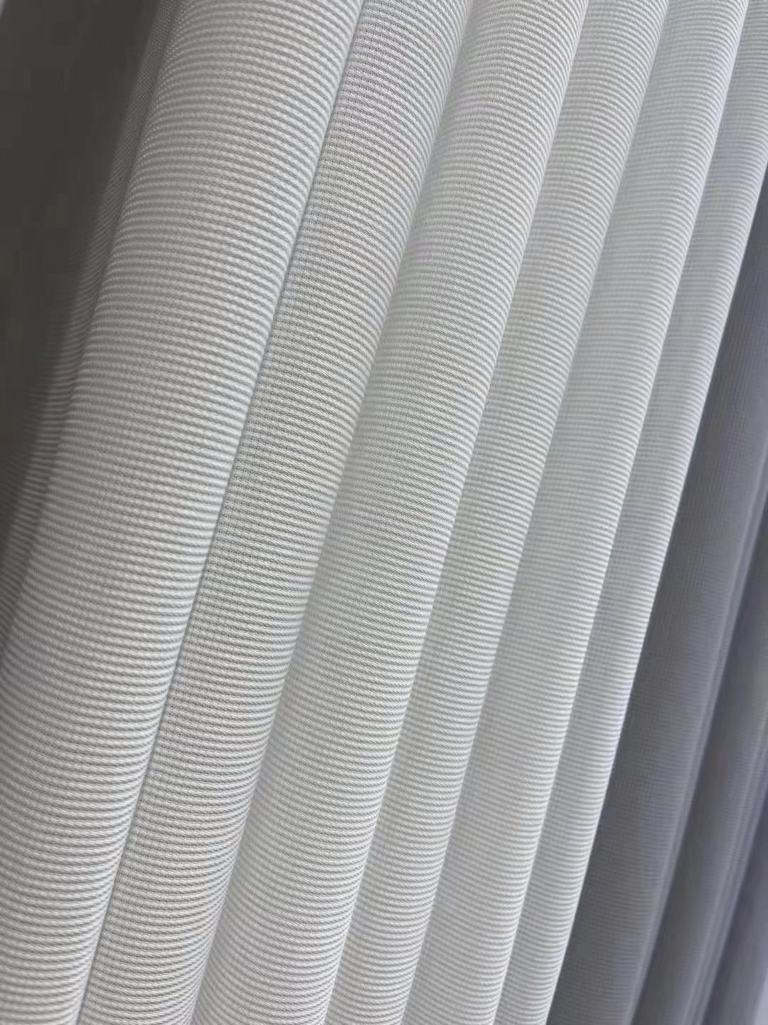 Factory Supply Luxury Linen Look Sheer Fabric Curtain for Living Room Windows Wholesale Available
