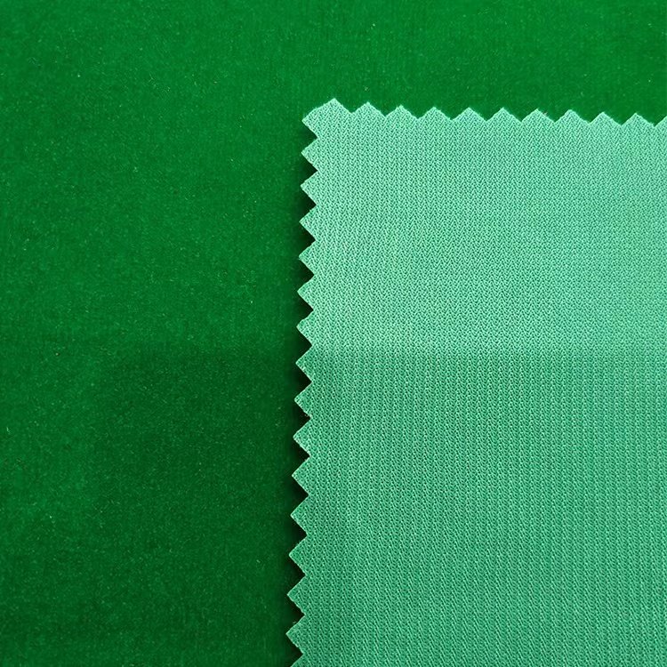 china manufacturer 100% polyester flocked velvet fabric for bag