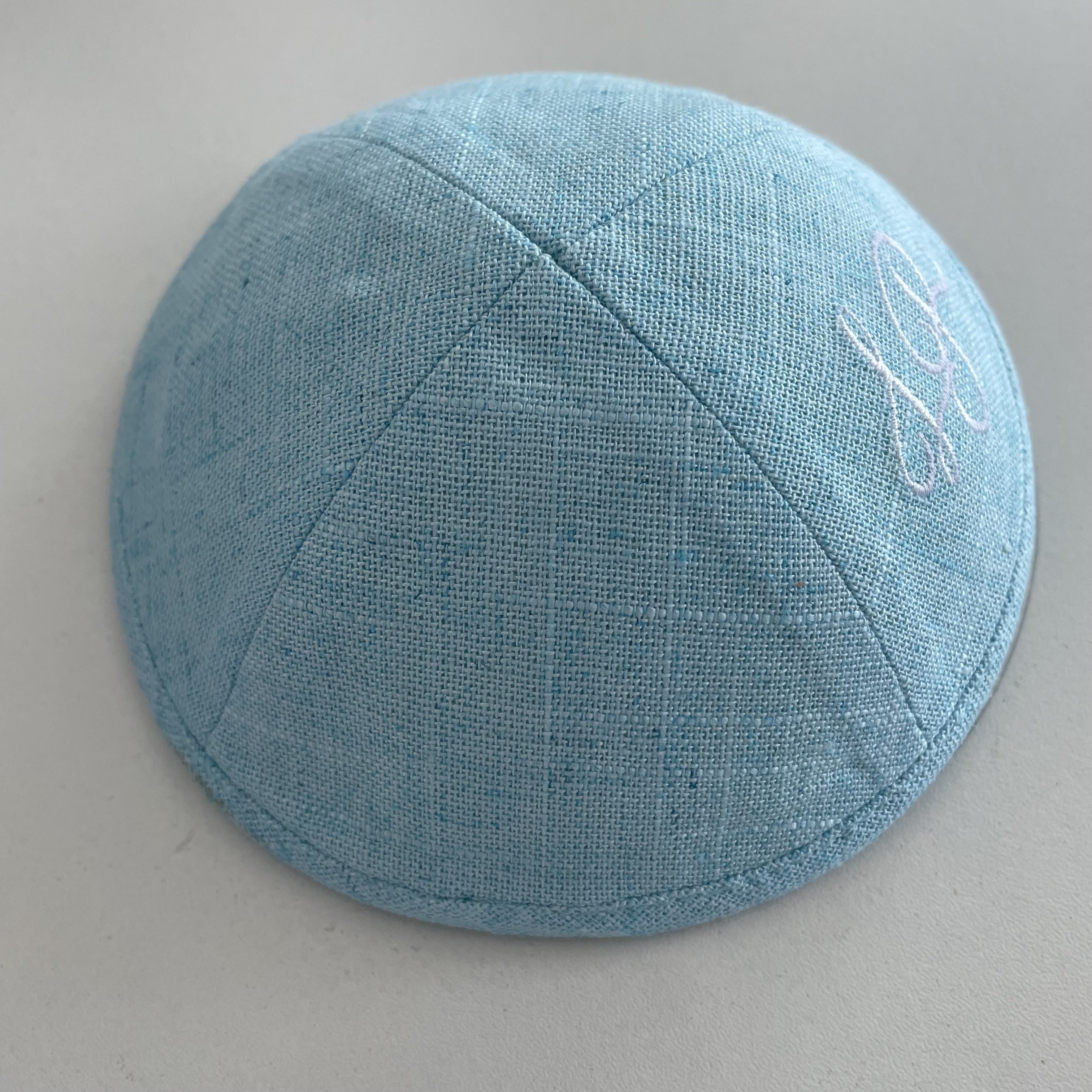 Jewish Judaica Wedding Jewish Custom Linen Belief Embroidered Yamulka Free Kippah Kippot Hat for Men Children Bar Mitzvah