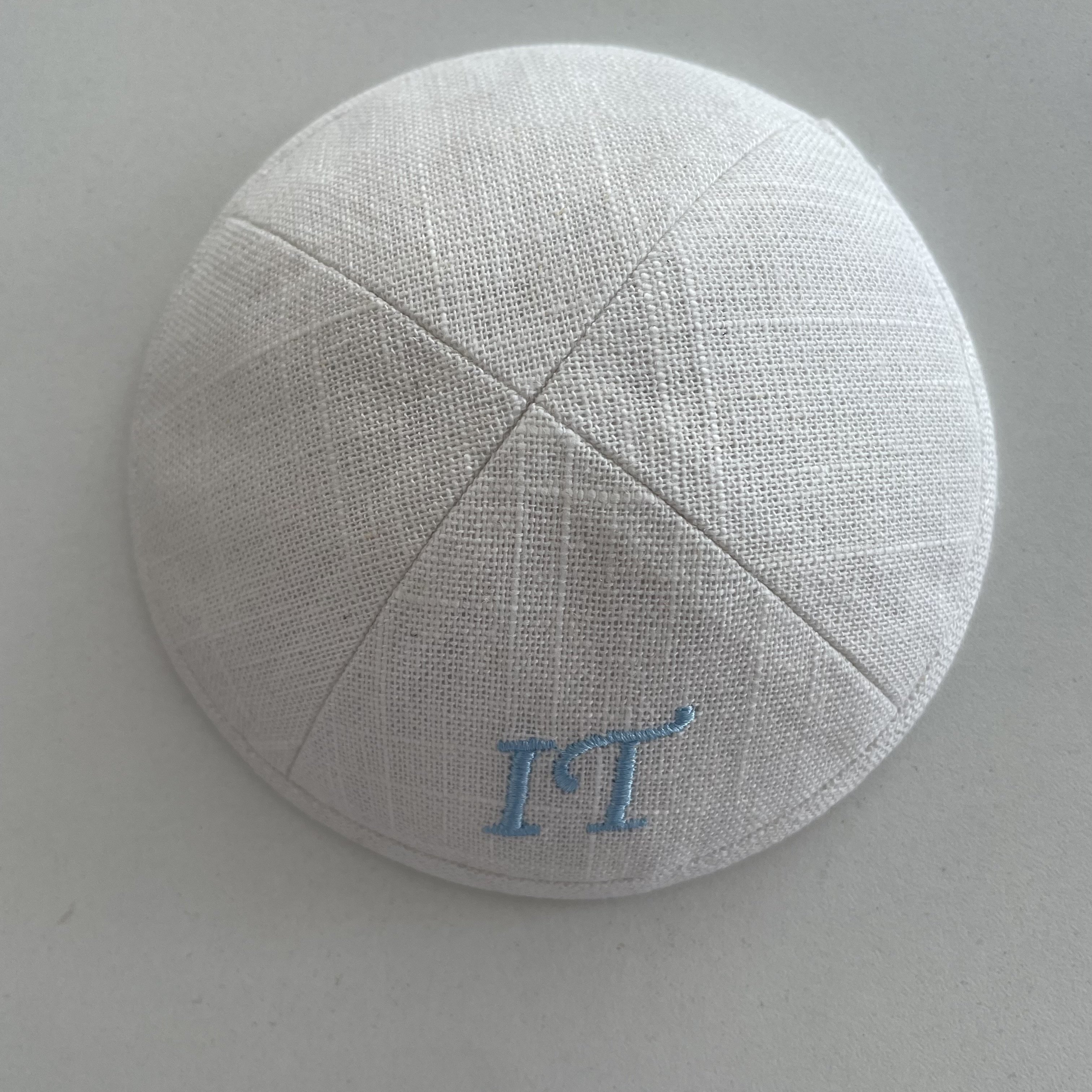 Jewish Judaica Wedding Jewish Custom Linen Belief Embroidered Yamulka Free Kippah Kippot Hat for Men Children Bar Mitzvah