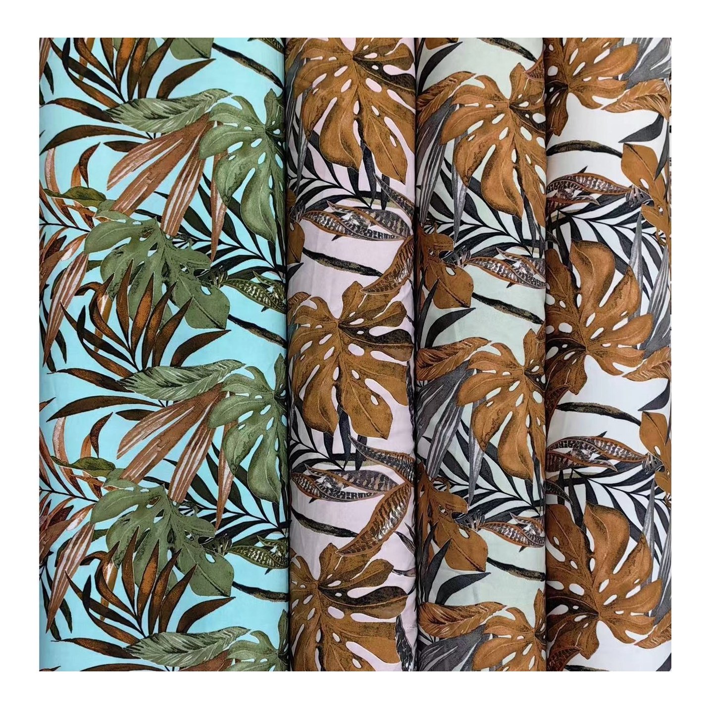 ready goods of screen print 100% polyester fabric stretch 100gsm 150cm width printed for dress