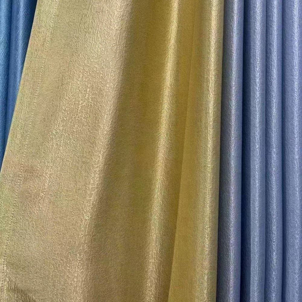 China Factory Supply Turkish Upholstery Textile 100% Polyester Curtain Fabric Linen Blackout For House Office Hotel