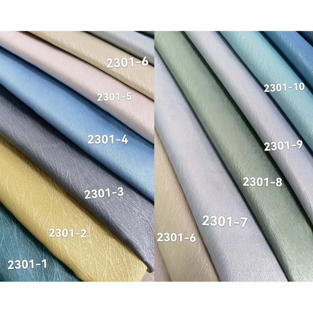 China Factory Supply Turkish Upholstery Textile 100% Polyester Curtain Fabric Linen Blackout For House Office Hotel
