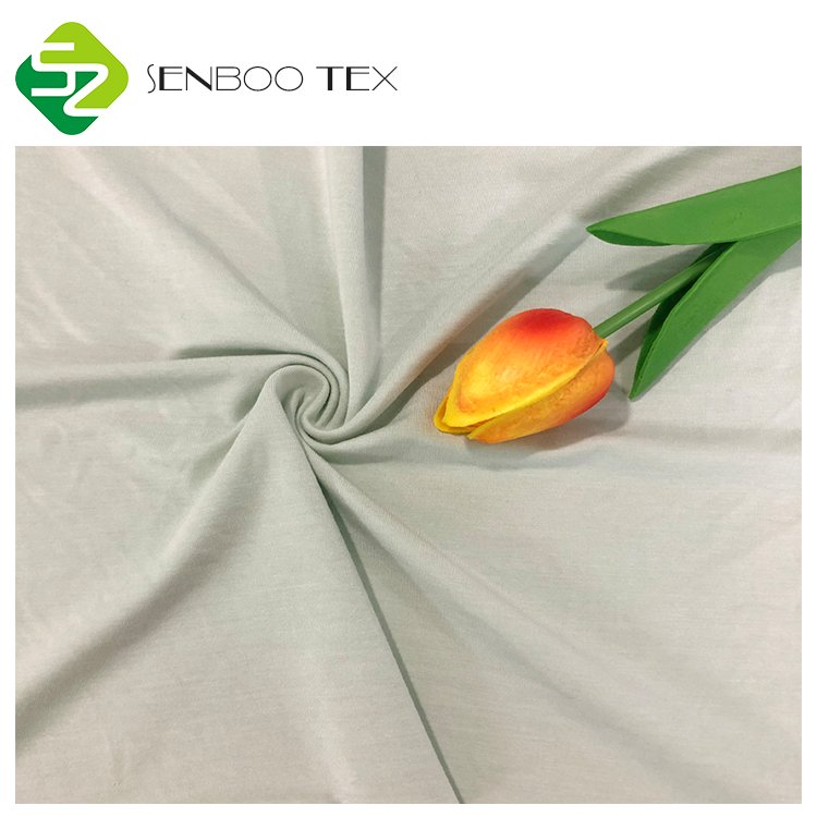 100% Natural Organic Bamboo Fabric for Baby Clothes Eco-Friendly Jersey with Knitted and Woven Techniques for Underwear