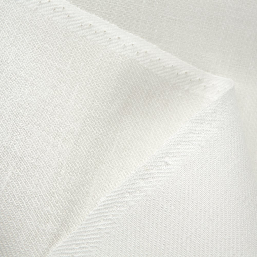 High Quality 280 GSM 100% Linen Woven Twill Weave Fabric Organic Natural Breathable Cloth Shirts Dresses Bedding Car Wholesale