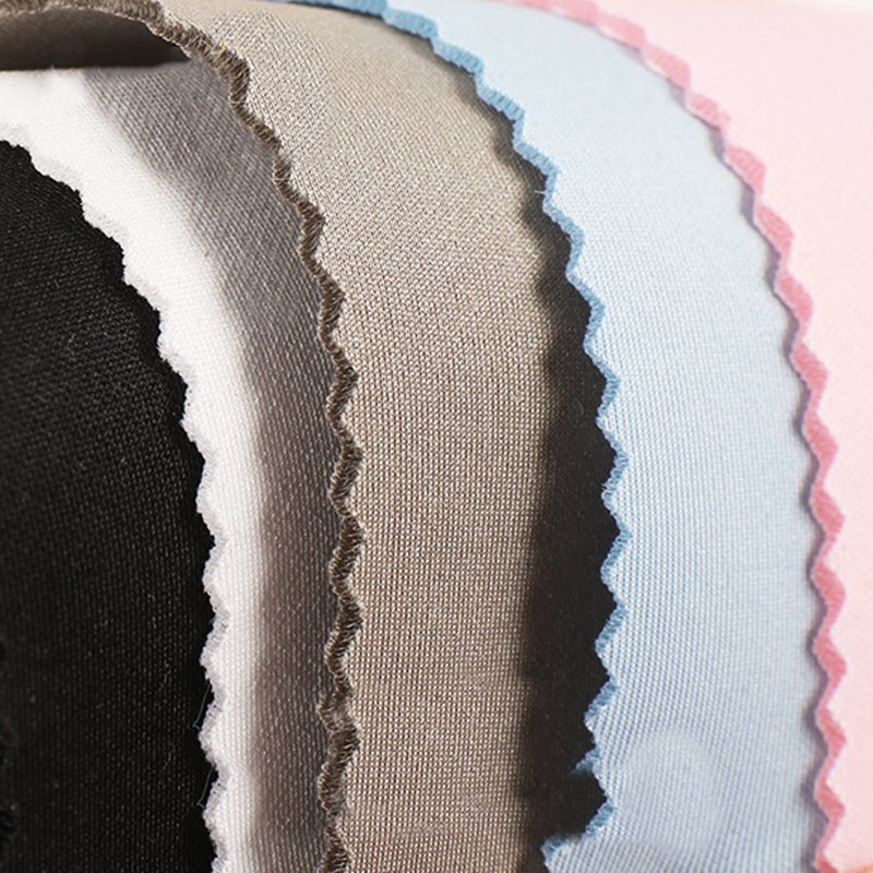 310GSM Polyester Knit Suede Solid Spandex Air Spacer Streatchable Scuba Fabric For Garment