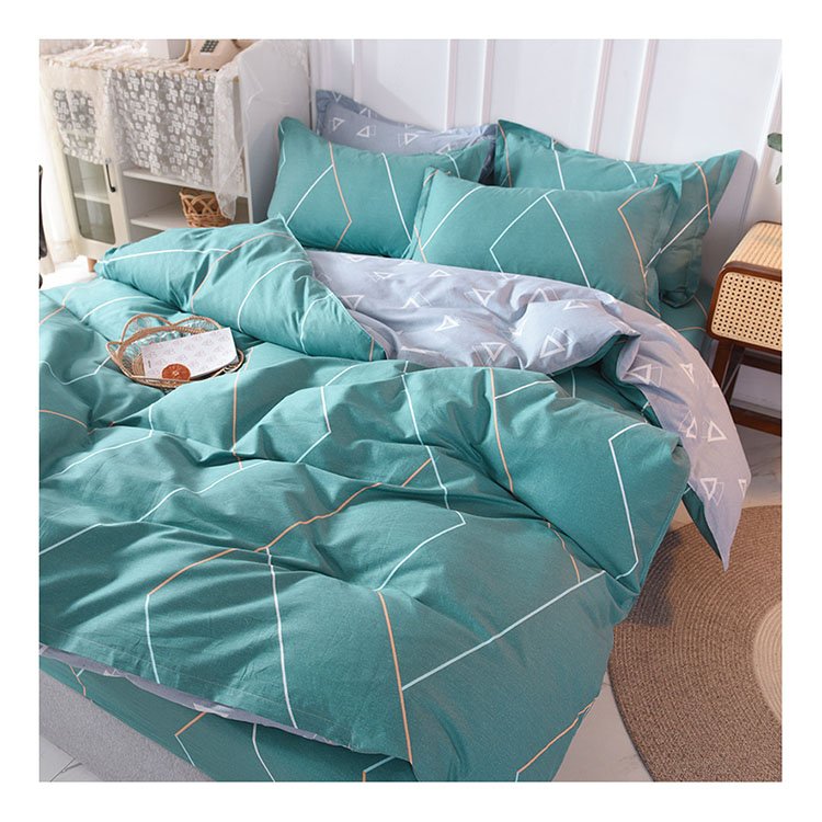 china manufacturer cheap designs fitted embroidery 100% cotton single print bed sheet fabric